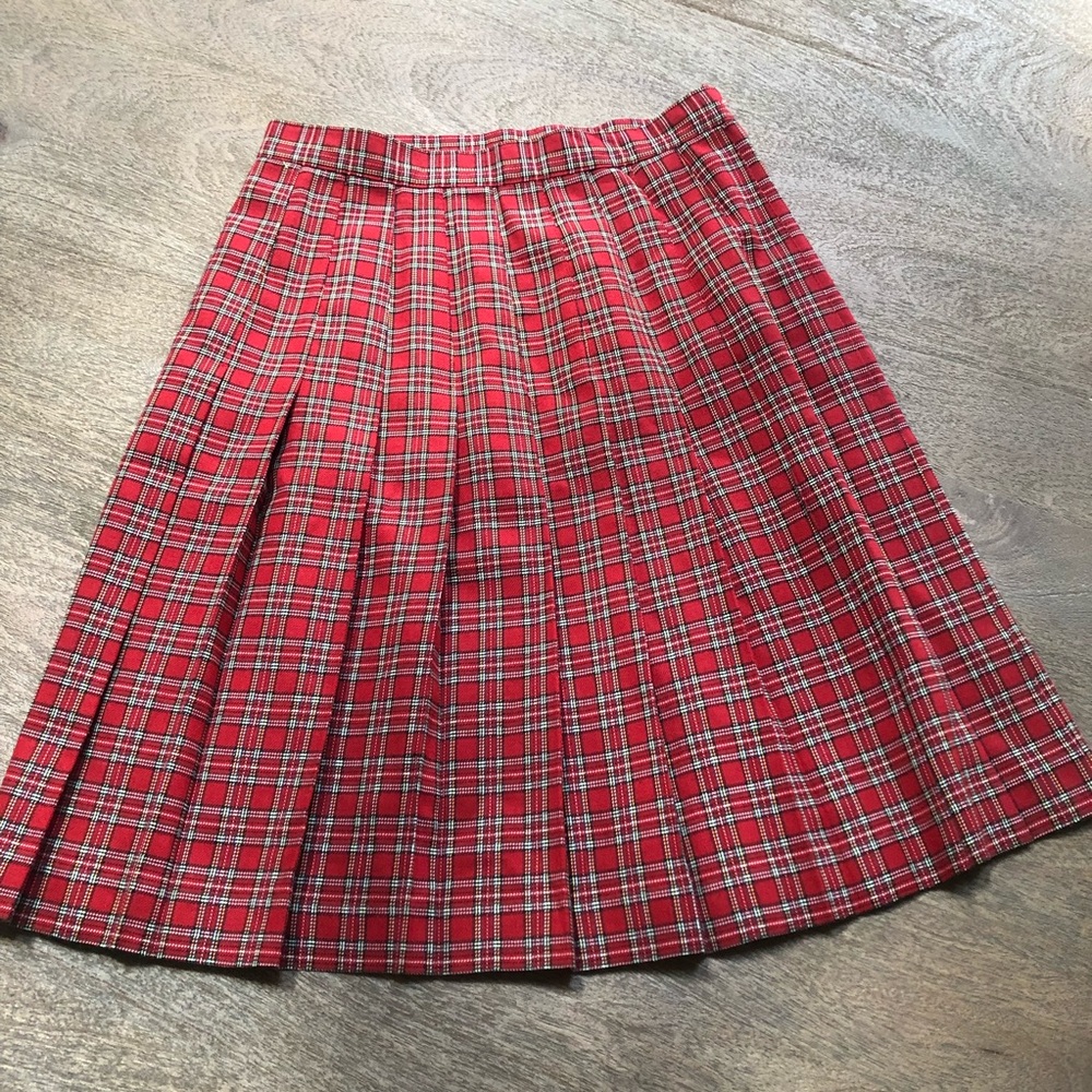 TOFY Plaid Girls Uniform Skirt  Girls 10